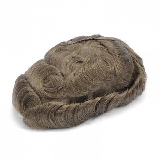 FSK-10 | Split V-Looped-Knoten mit Full Skin Hair System| 0,10-0,12 mm Basis | Strapazierfähigstes Haar