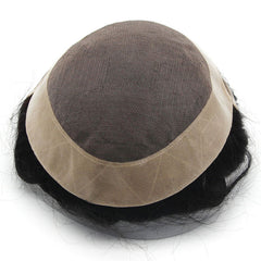 CLH-P |Mono fino frontal de encaje con tupés perimetrales de PU para hombres