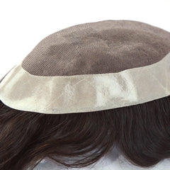 FM-01|Fine Mono with PU Perimeter Stock Hairpieces for Men | The King of cost performance