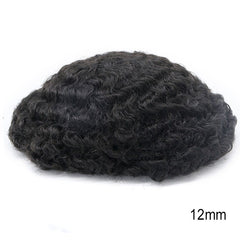 Sistema de cabello para hombre afroamericano de piel completa Más vendido en América del Norte Cabello 100% humano africano para hombres negros | Afeitado fácil