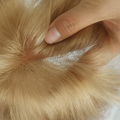 NEW-Q6 | French Lace Base With PU Banded Easy Wear Breathable Lace Men's Human Hair Toupee |Top-quality Lace Base