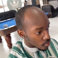 Sistema de cabello para hombre afroamericano de piel completa Más vendido en América del Norte Cabello 100% humano africano para hombres negros | Afeitado fácil