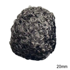 Sistema de cabello para hombre afroamericano de piel completa Más vendido en América del Norte Cabello 100% humano africano para hombres negros | Afeitado fácil