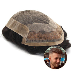 OCT-CH |New Chinese Lace with Octagon Shaped Base Hair System