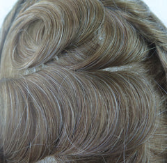FSV-02 | Pezzi di capelli ultra sottili per la pelle completa da 0,02 mm con anello a V non rilevabili per uomo | Il sistema di capelli per la pelle più naturale e confortevole