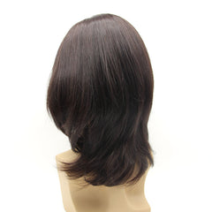 Stretch Mesh Hair Wig For Women with Silk and Diamond Top and Lace Front