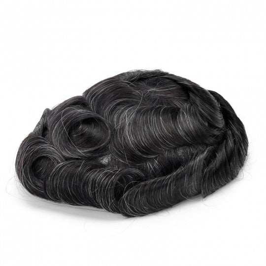 Chinese Q6 |Lace Toupee for Men with Thin Skin Back and Sides | Nice Choice for Humid Weather