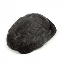 FSV-06 |Full Thin Skin V-looped Stock Men’s Hairpieces | 0.06-0.08 mm Base |Moderate thickness