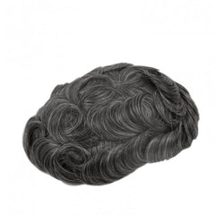FM27+|Fine Mono with Thin Skin Perimeter Lace Front Hairpieces for Men