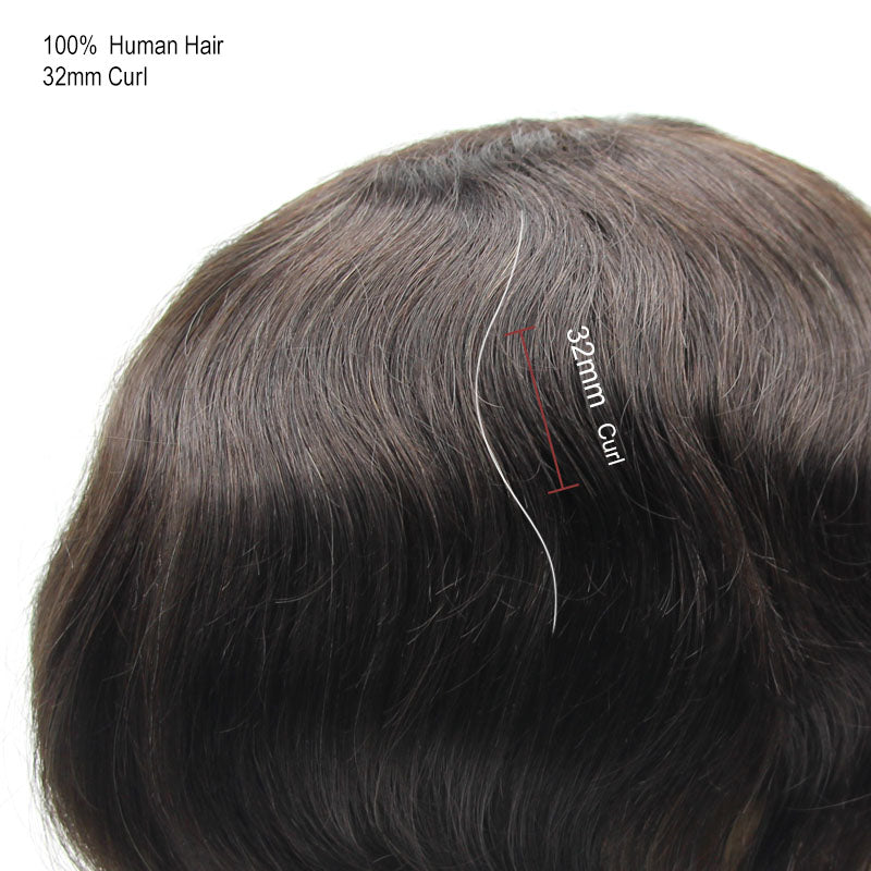 FLH |Full French Lace Hair Replacement Systems for Men | Breathable Hair System