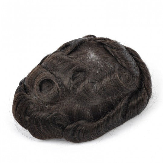 CLH-S |Men's Lace Hairpieces with Skin Perimeter and Lace Front | Gentleman Choice