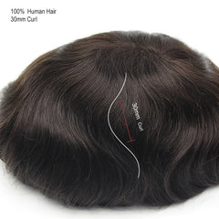 FM-01|Fine Mono with PU Perimeter Stock Hairpieces for Men | The King of cost performance