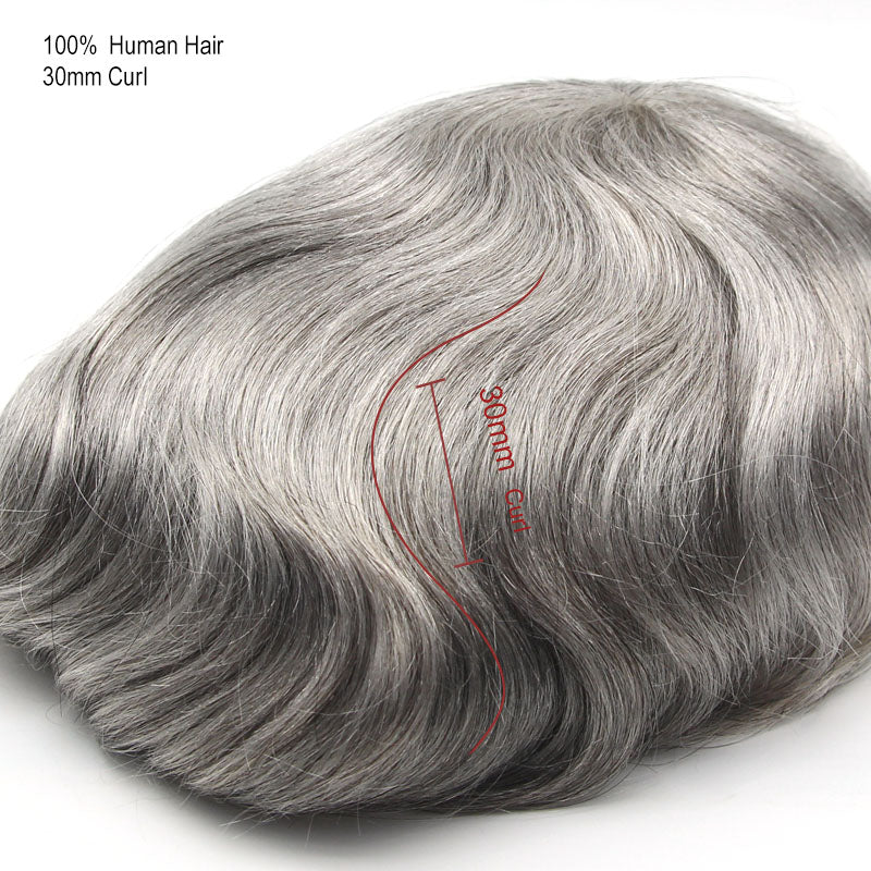 FSI-12 |Vollhautinjiziertes Haarsystem| 0,12-0,14 mm Basis| Langlebig und langlebig