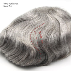 FSI-12 |Full Skin Injected Hair system| 0.12-0.14 mm Base| Durable and Long Lasting