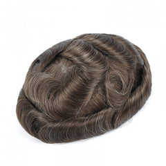 FSV-06 |Full Thin Skin V-looped Stock Men’s Hairpieces | 0.06-0.08 mm Base |Moderate thickness