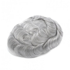 NQ4|Breathable Lace Hair System with 0.04mm Poly Skin Around Perimeter and Cross Section in Center | Easy to Work With