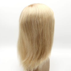 Non-surgical Hair Pieces with PU Injected base For Women's Thinning Hair Problem