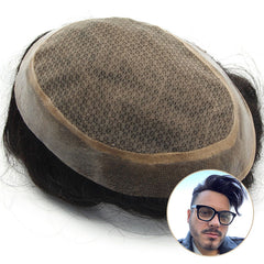 DLH-B |Silk Base with Special Handling Needle Techniques Diamond Net Cover Hair Syetem|The Most Durable Base