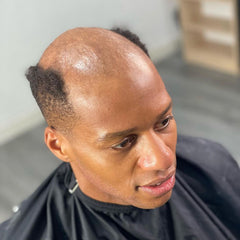 Afro-libertà| 4mm Wave Afro Toupee Hair Unit Black Mens ricci 100% capelli umani