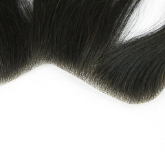 Pieces of Frontal Hairpieces for Men Made with a Super Thin Skin Base