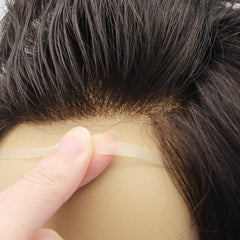 27+Style | Feine Mono-Haarteile mit dünner Hautperimeter-Spitzenfront für Männer