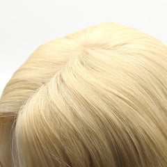 Stretch Mesh Hair Wig For Women with Silk and Diamond Top and Lace Front