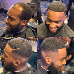 Afroamerikanisches Haarsystem mit Schweizer Spitze für schwarze Männer | 4mm Herren-Haarteile mit Spitzenfront Meistverkauft in Nordamerika | Die bequemste Basis