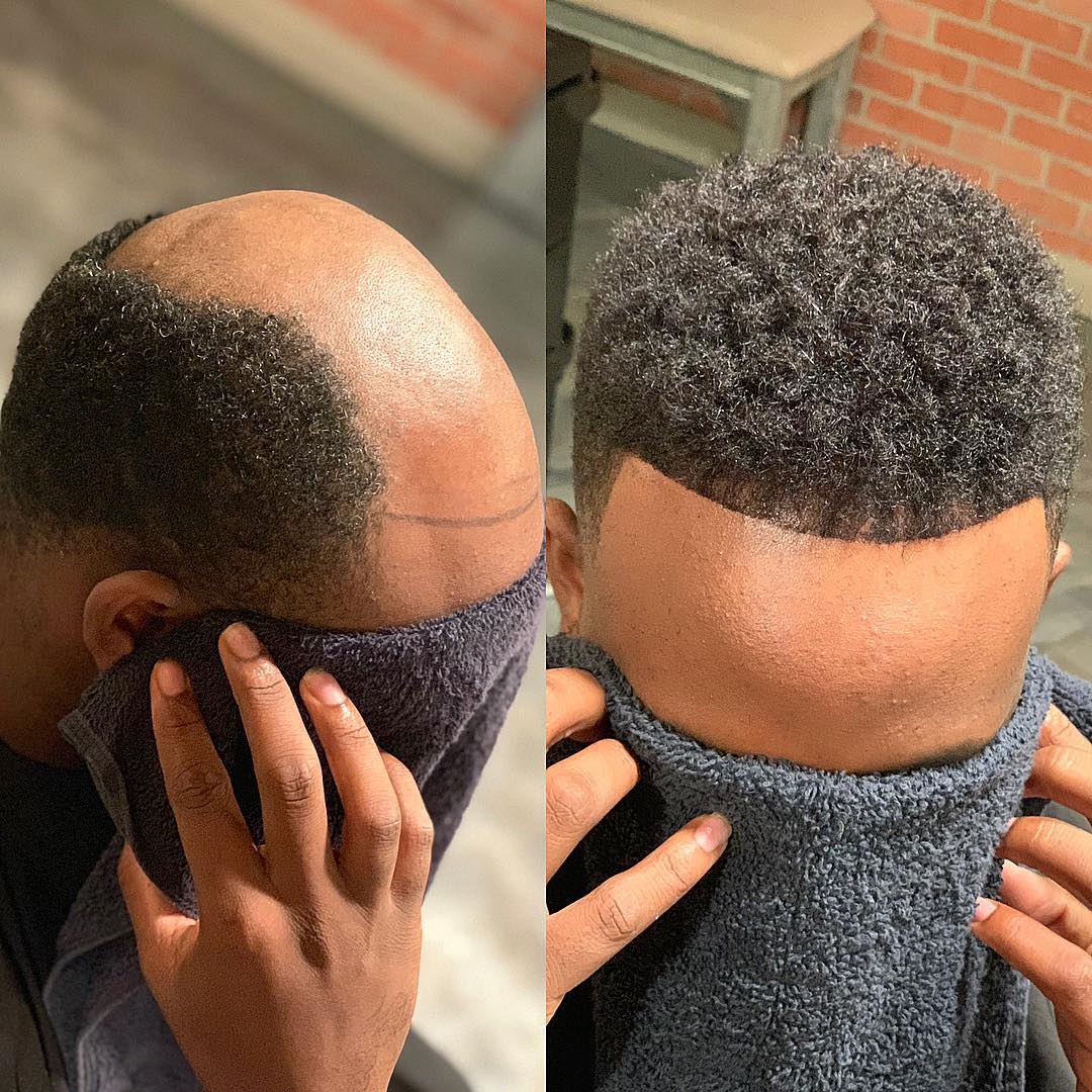 Afroamerikanisches Haarsystem mit Schweizer Spitze für schwarze Männer | 4mm Herren-Haarteile mit Spitzenfront Meistverkauft in Nordamerika | Die bequemste Basis