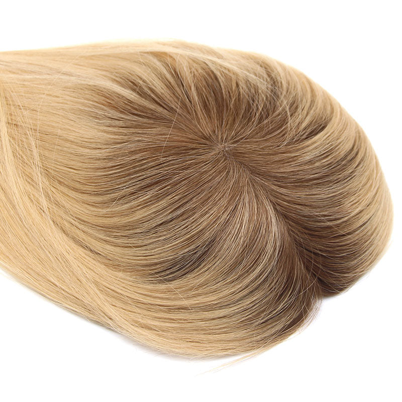 Sistema per capelli da donna con base perimetrale mono fine con rivestimento in poliestere