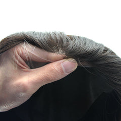 Piezas de cabello no quirúrgicas con base inyectada de PU para el problema del adelgazamiento del cabello de las mujeres