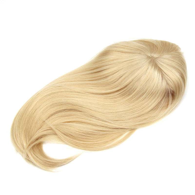 Silk Front Natural Women’s Long Wig With  100% Human Hair