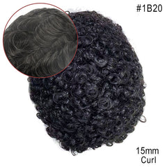 Full Lace Base Afro American Hair System| Breathable and Soft