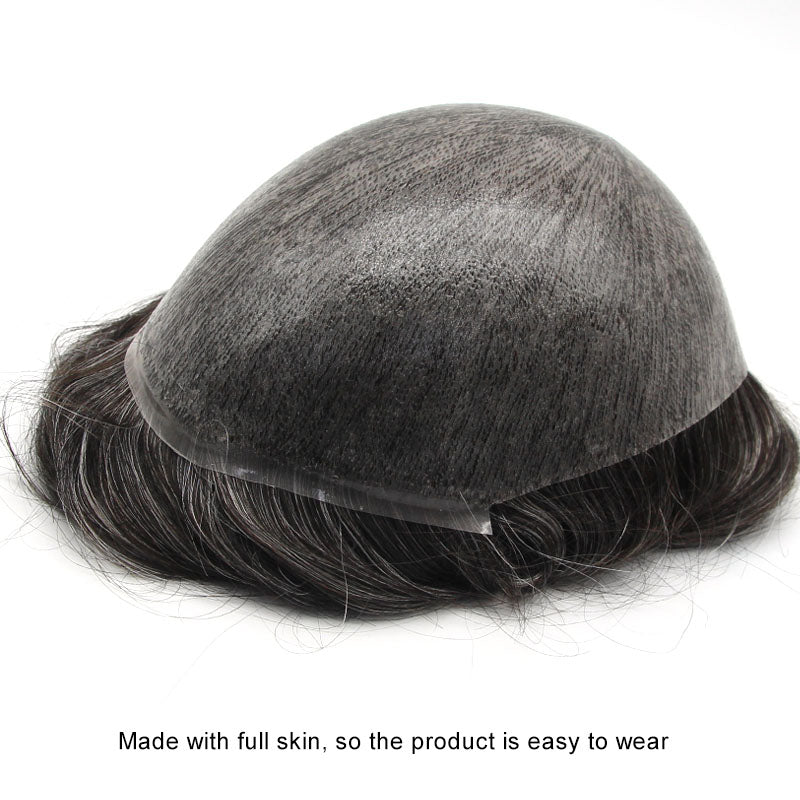 FSI-08 |Sistema di capelli iniettati su tutta la pelle con capelli lunghi| 0,08-0,10 mm Base| Stile facile