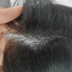 FSV-04 |Herren-Haarsysteme mit V-Schlaufe für superdünne Haut | 0,04-0,06 mm Basis | Weich auf der Haut